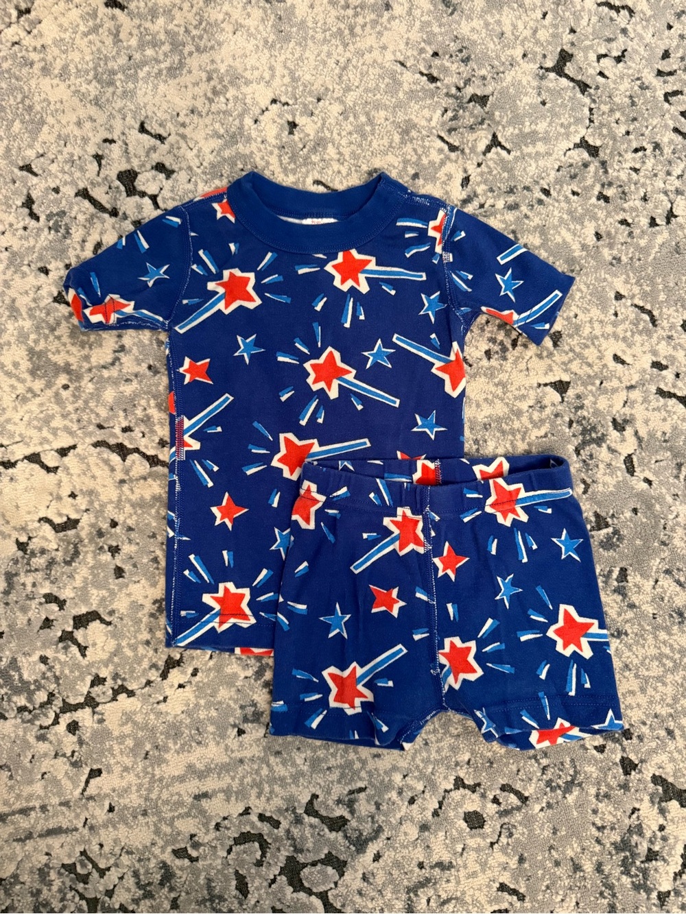 Hanna Andersson Americana Star pajamas - 3T